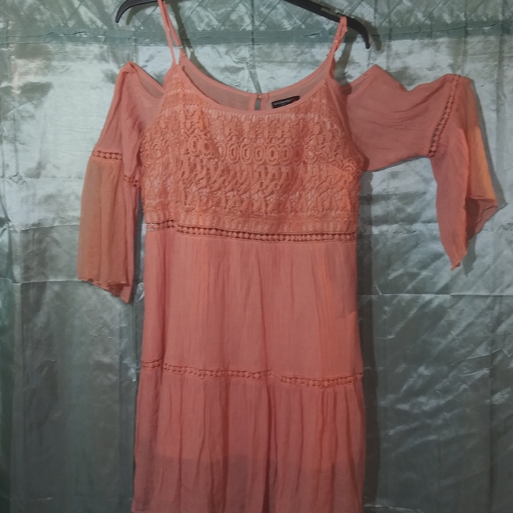 Peach dress